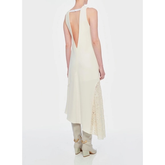 TIBI Guipure Lace Sleeveless Dress Ivory Size 0 - Picture 4 of 14